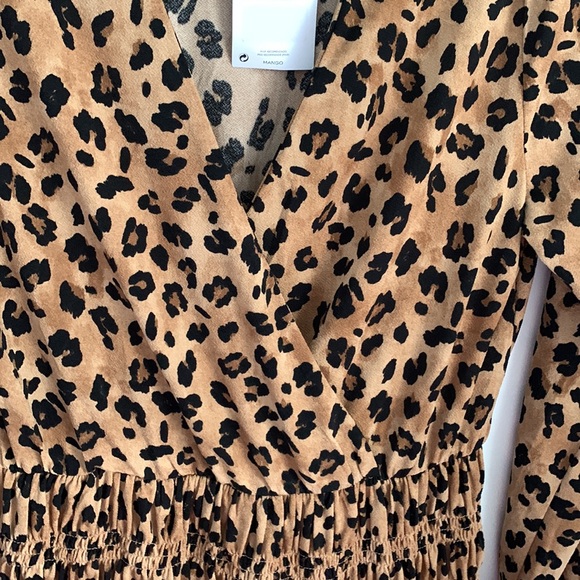 NWT Mango cheetah mini dress - Picture 6 of 7